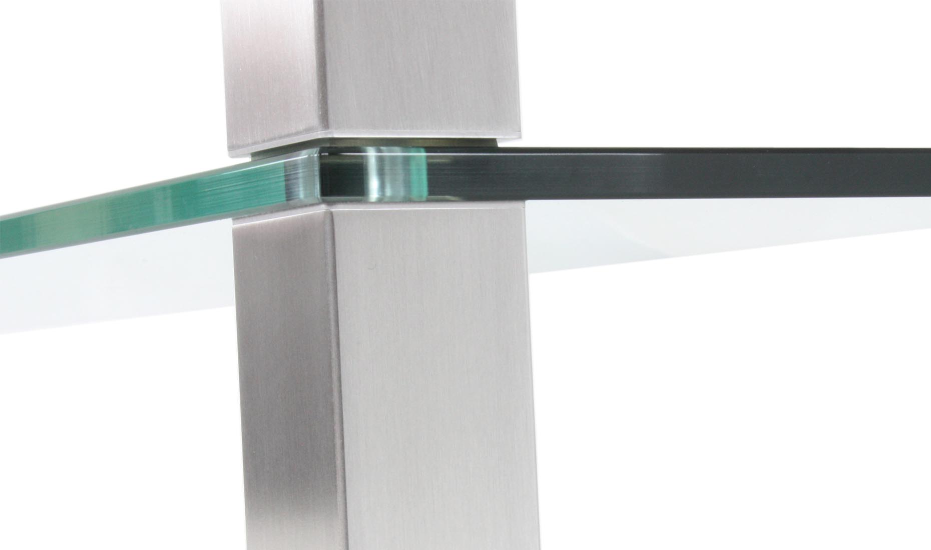 exclusive Glastische nach Maß mit Ablage