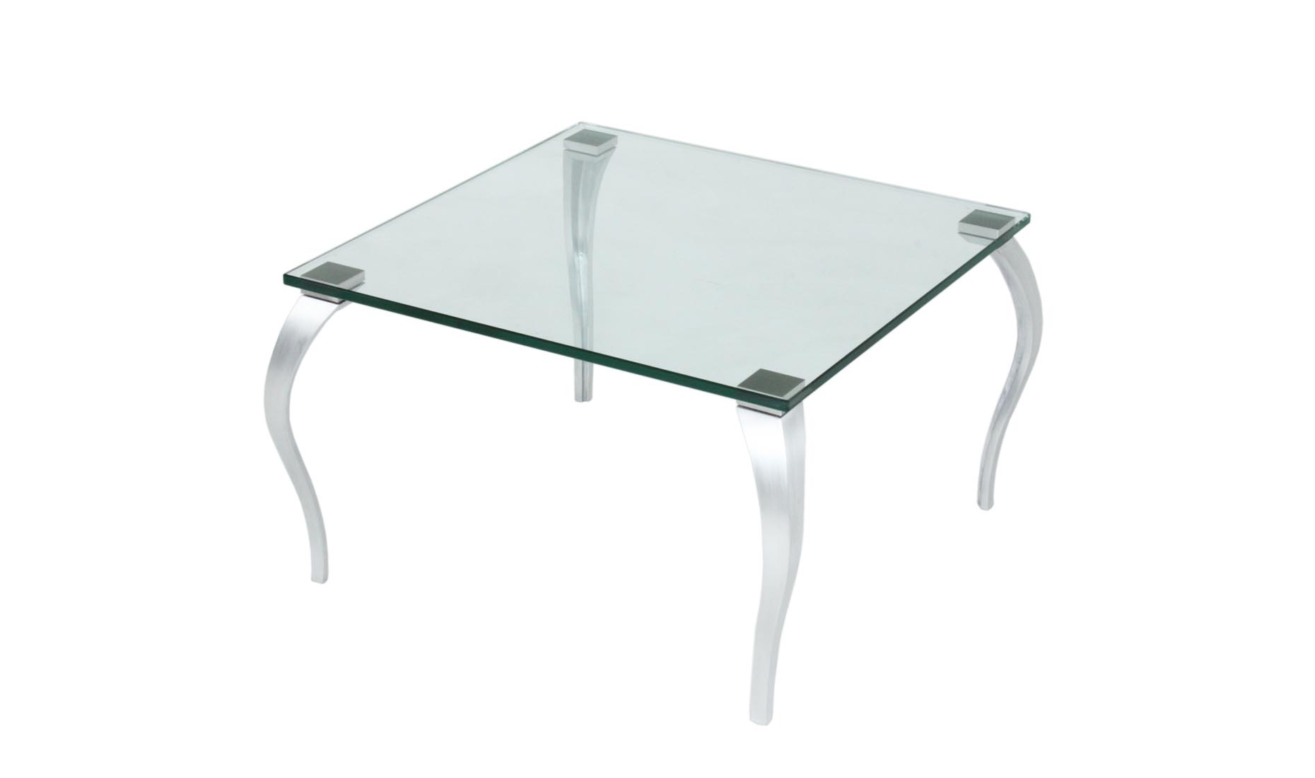 Glastisch nach Maß BARROCO - Tischbeine Guß-Aluminum