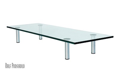 OBJEKT-30 Glasregal (TV-Aufsatz TV-Rack nach Maß)