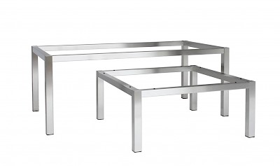 FRAME Tischgestelle für Glasplatten, Rahmen aus Edelstahl für Konsolen, Sideboard