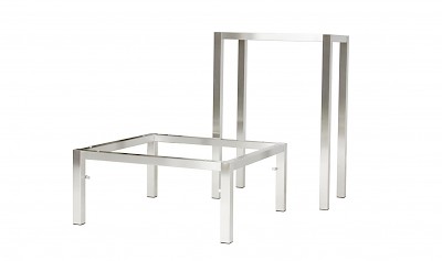 FRAME Tischgestelle aus Edelstahl für Arbeitstische, Esstische, Couchtische, Küchentische o. Ä