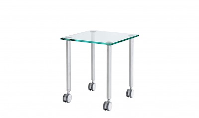 klein Beistelltisch auf Rollen nach Maß - 40x40cm