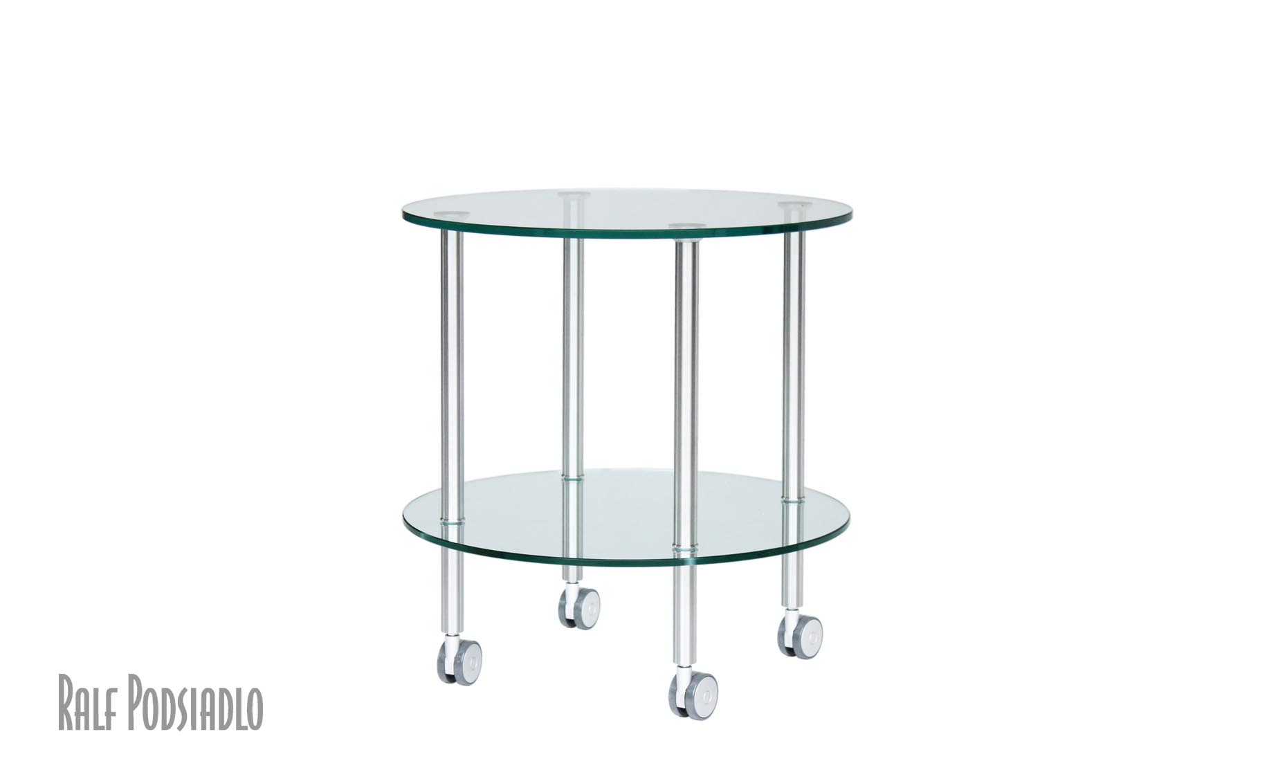 Glas-Wagen, Bar-Wagen, Servierwagen, mobile Minibar auf Rollen