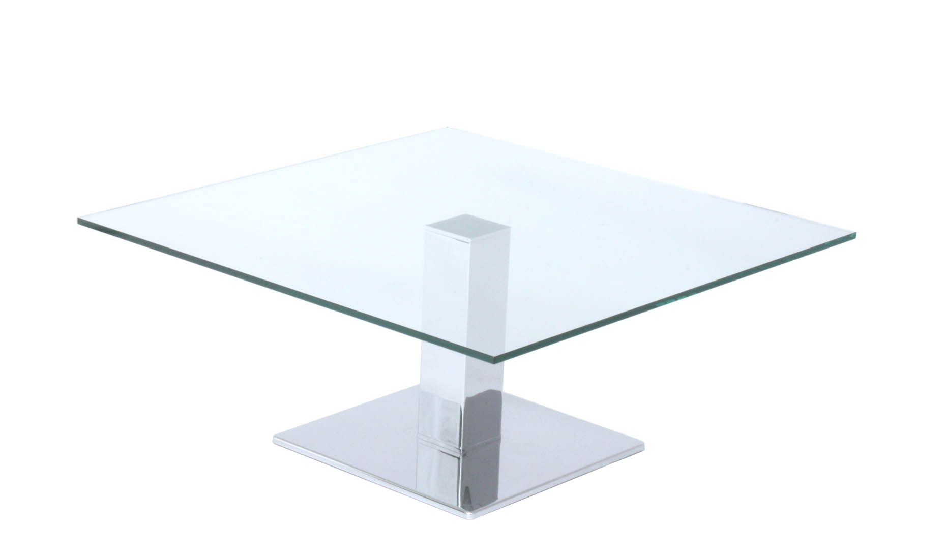 Clubtische aus Glas CUB-CENTRO Säule